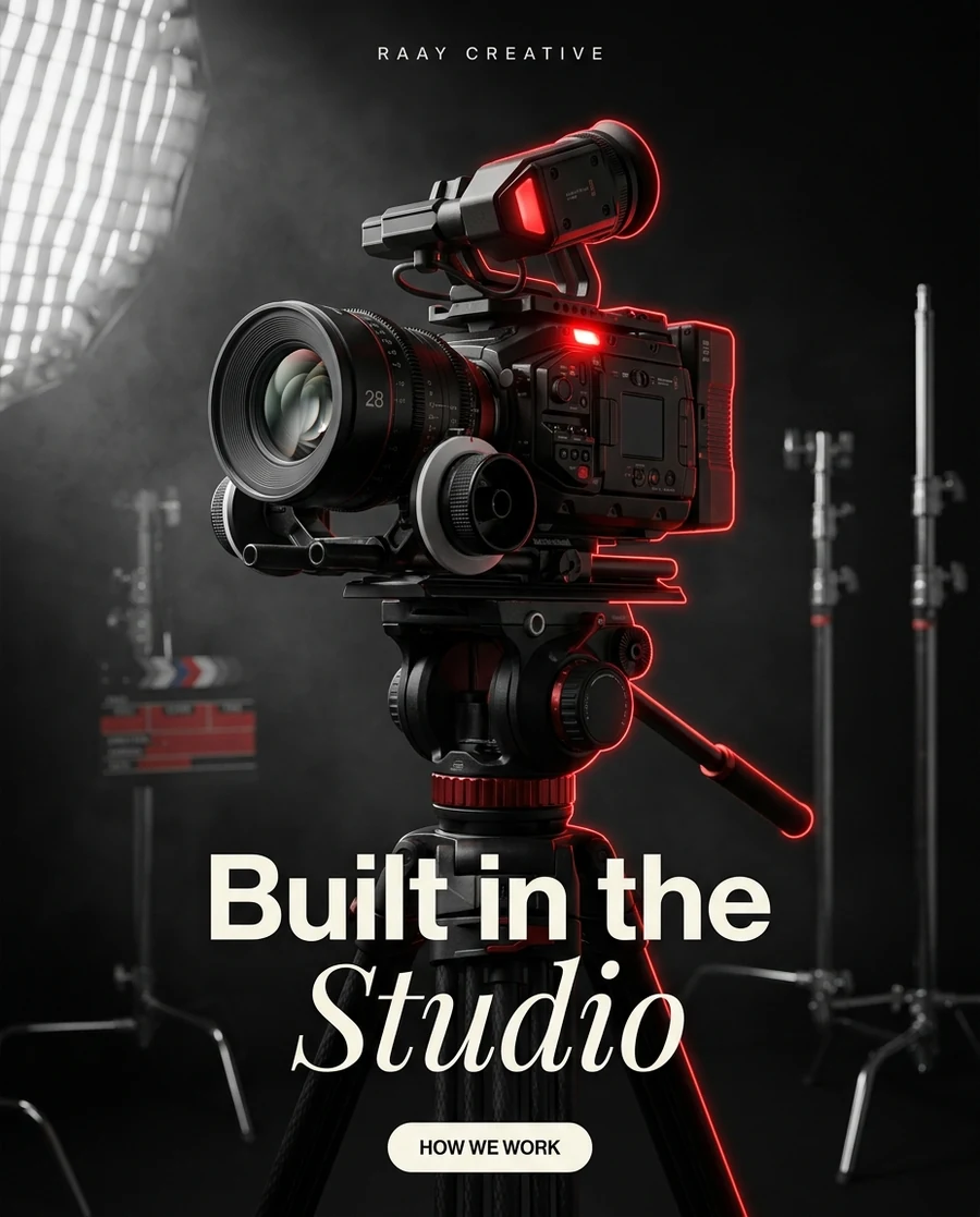 Built in the studio — Raay craft card