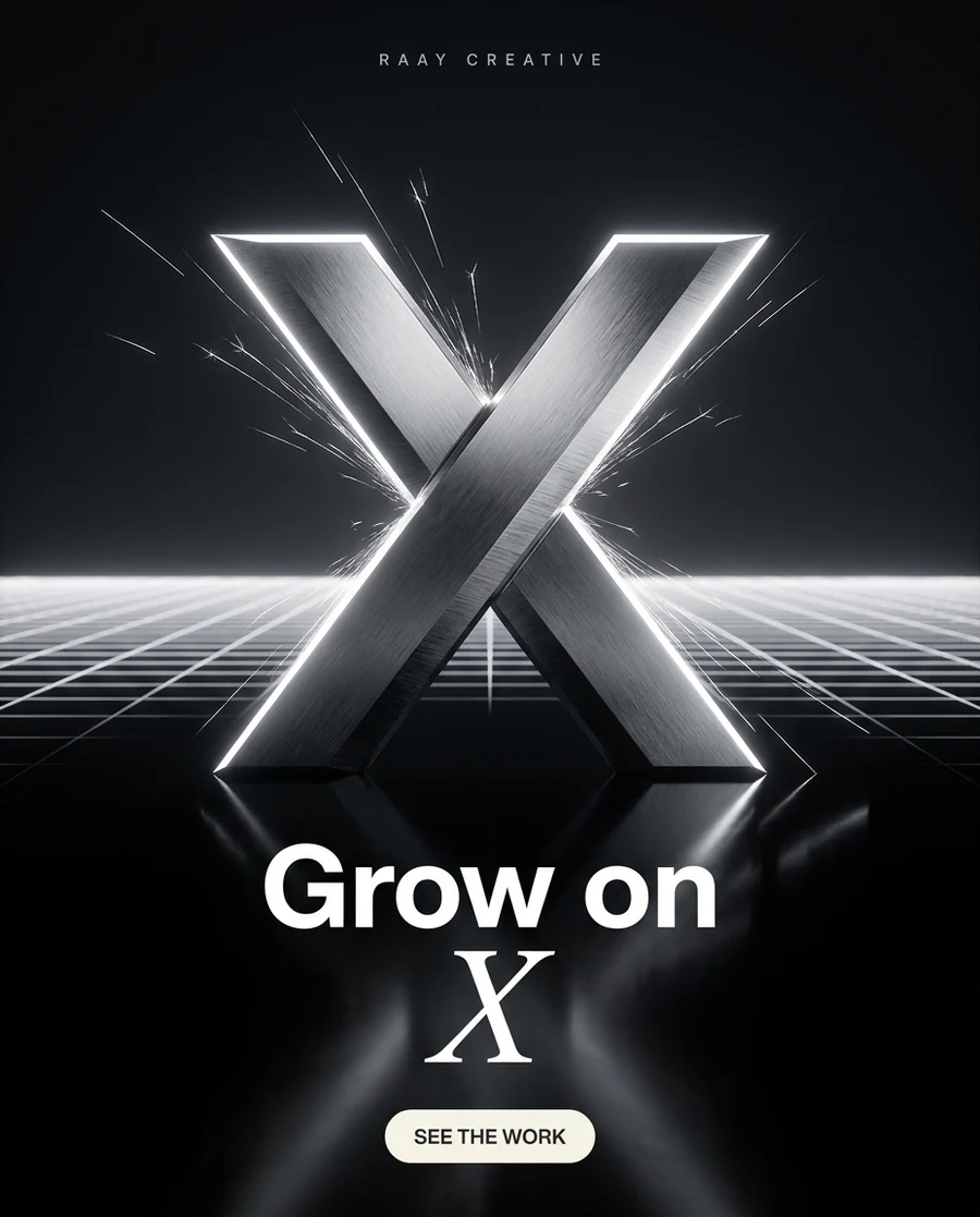 Grow on X — Raay platform card