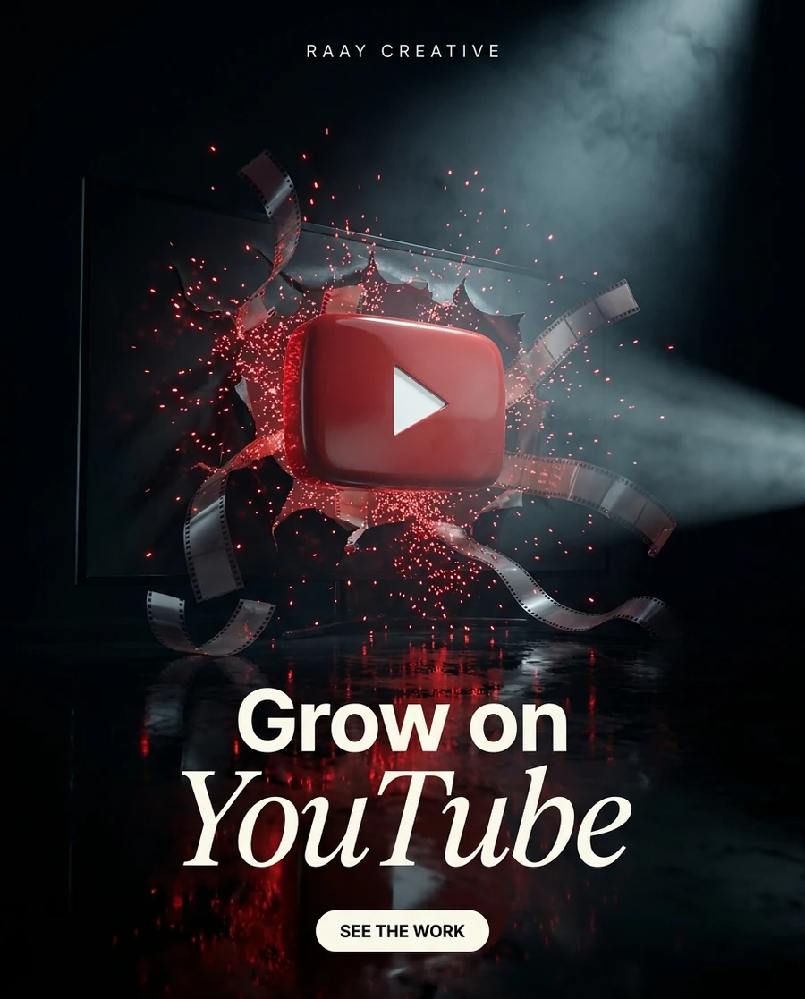 Grow on YouTube — Raay platform card