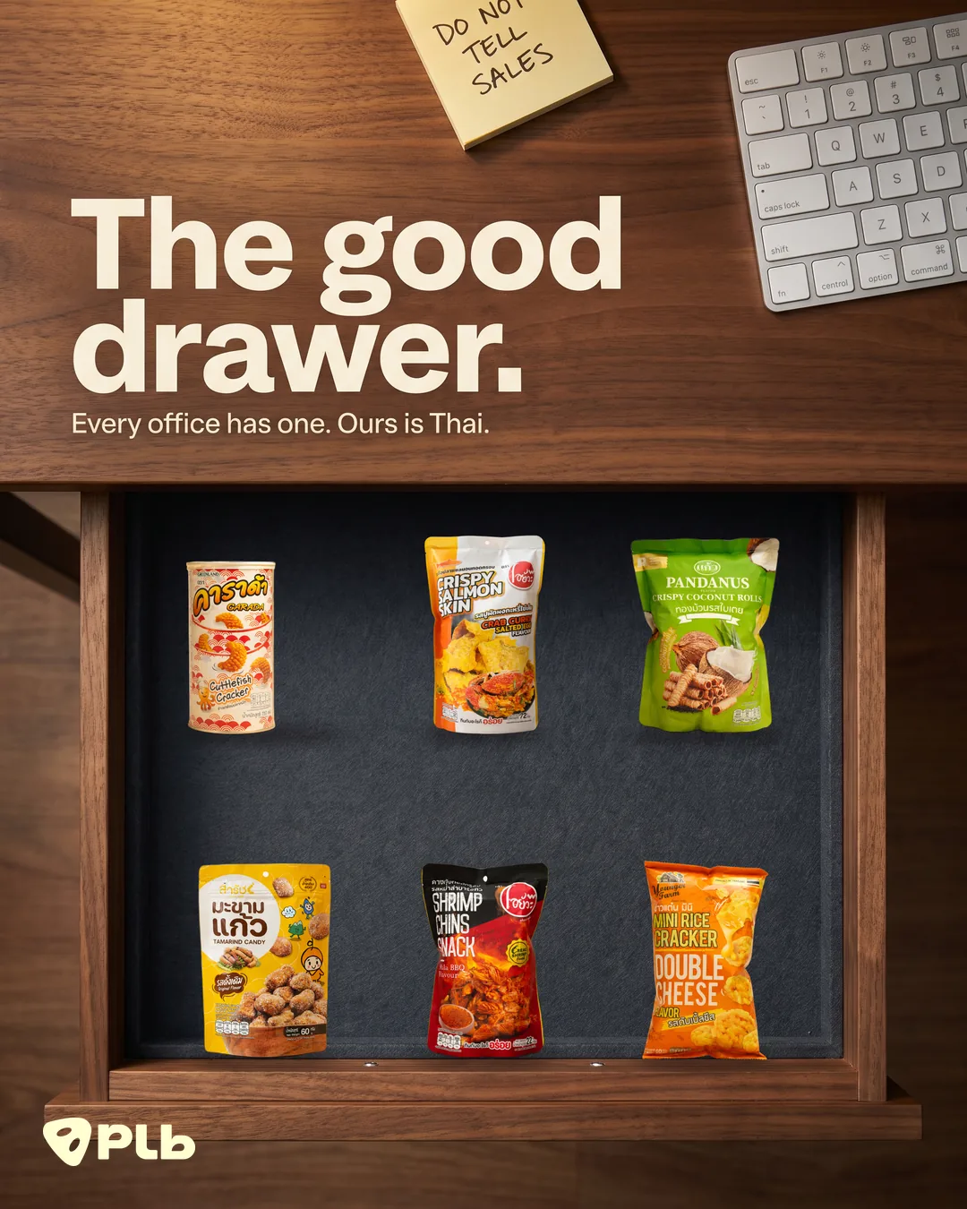 Snack brand static — the good drawer